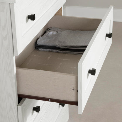 South Shore Hazen 4-Drawer Chest White Pine