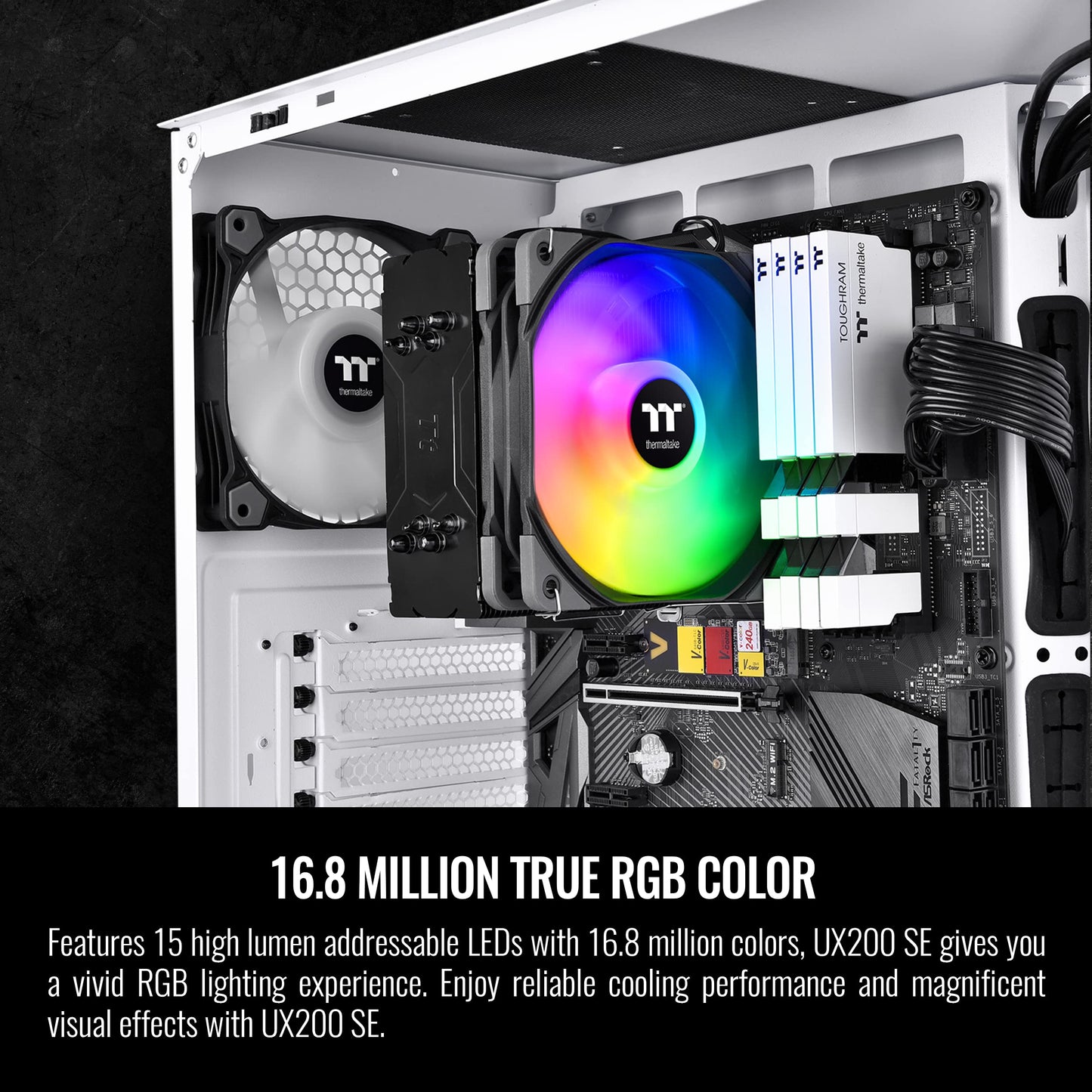 Thermaltake Fan Cl-p105-al12sw-a Ux200 Se Retail