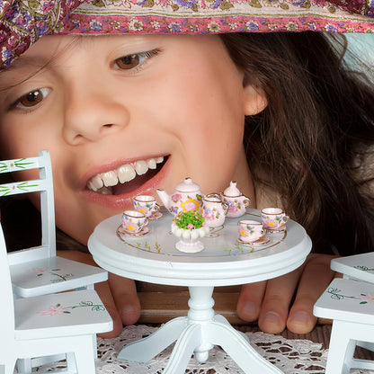 Toyvian 1:12 Dollhouse Miniature Potted Plants, 13pcs Tiny Faux Greenery Bonsai Models Miniature Fairy Garden Accessories Ornaments Doll House Decor Set for DIY Projects Collectors