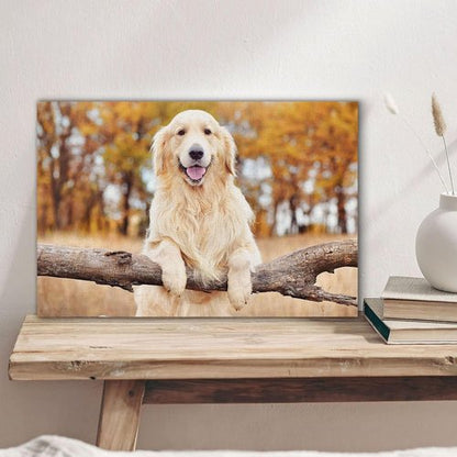 Custom Canvas Prints with Your Photos Personalized Photo Canvas Print Wall Art Customized Canvas Picture Frame Gifts for Pet Baby Family Mom Dad Men Women Couple Boyfriend Girlfriend Framed 30x20