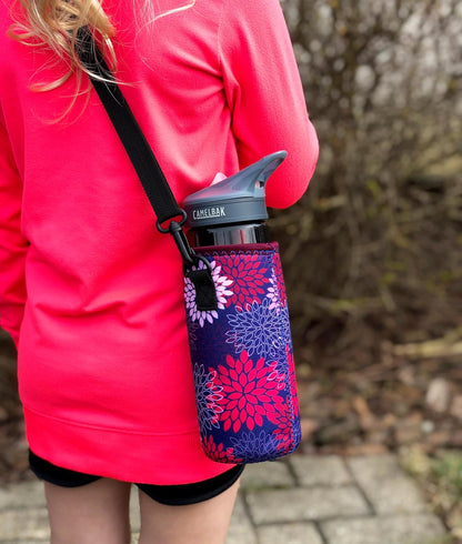 24-30oz 750ml Koverz Water Bottle Carrier with Shoulder Strap, Water Bottle Insulator - Monet