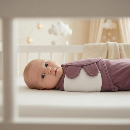 GLLQUEN BABY Swaddles for Newborns Organic Cotton, Soft Baby Girl Swaddles 0-3 Months, Womb-Like Sleep Sack Wrap Nursery Swaddling Blankets Mauve Blush Rose