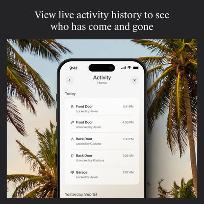 Level Bolt Smart Deadbolt - Make Your Lock Smart & Keep Your Existing Hardware and Keys - Keyless Entry via Level App (iOS & Android) - Works with Apple Home