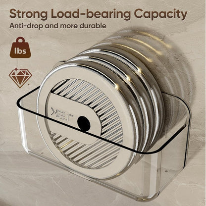 Plaitaoai Acrylic Shower Caddy,6 Pack Acrylic Rustproof Shower Organizer with Large Capacity,No Drilling Shelves for Bathroom Storage & Home Decor (Clear)
