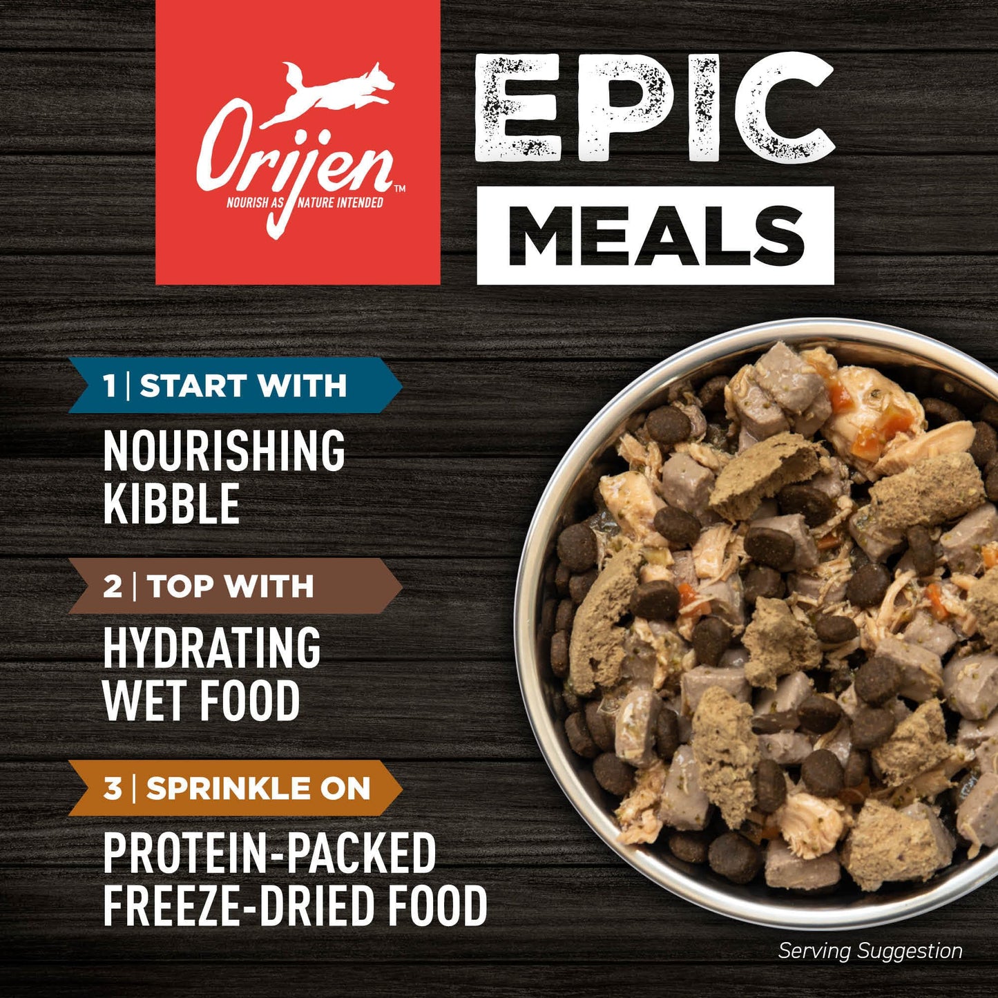 ORIJEN Grain Free High Protein Dry Dog Food Large Breed Adult Recipe 23.5lb Bag