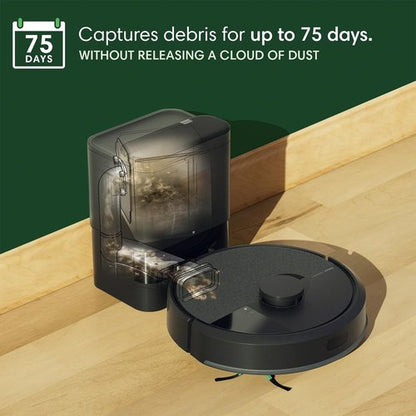 iRobot Roomba 104 2-in-1 Vacuum & Mop Robot - Self-Emptying, Powerful Suction, Pet Hair Friendly, Smart Navigation