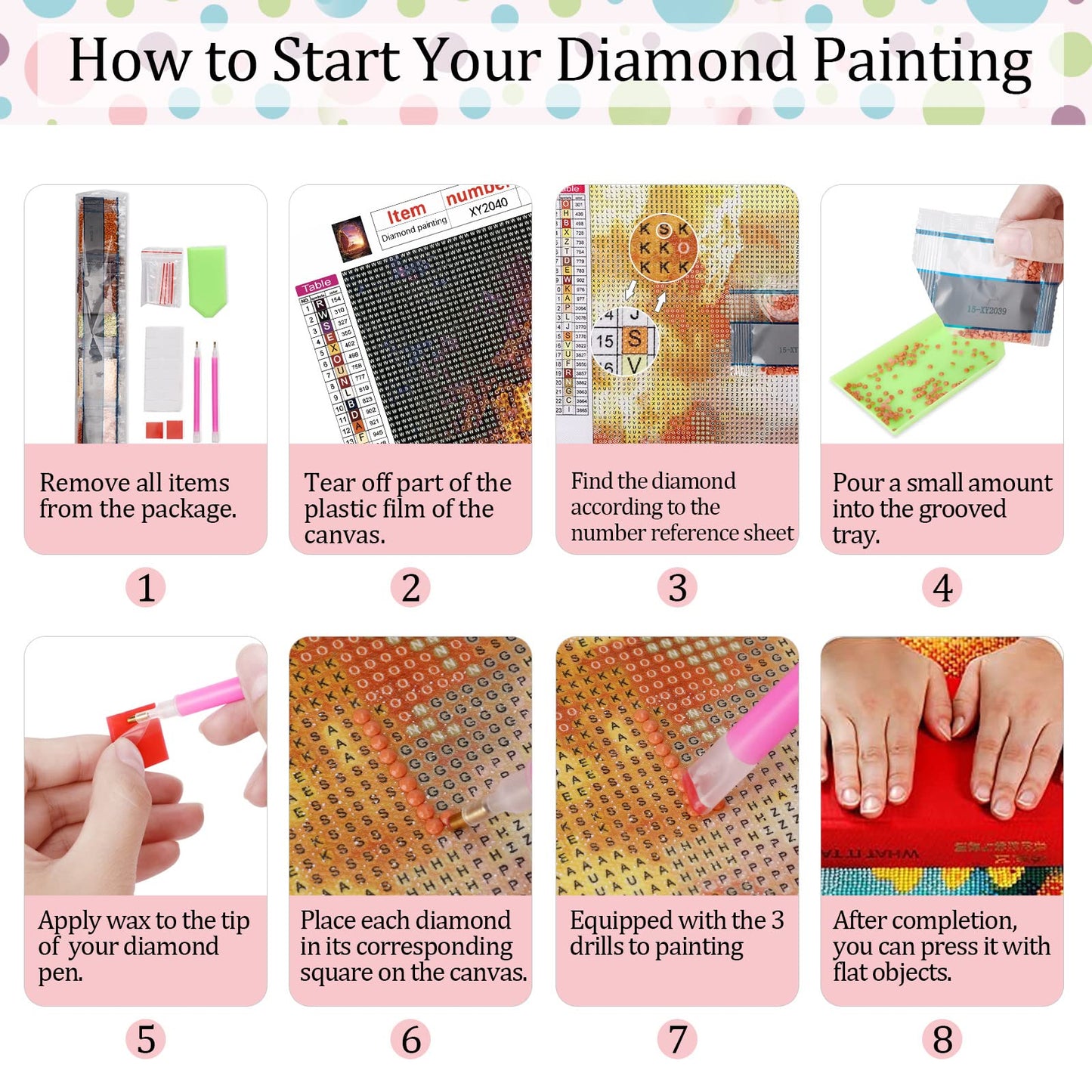 Jethami Diamond Painting Kits for Adults,Jesus Religious Christ Cross Diamond Art Kits for Adults Beginners 14x18 in