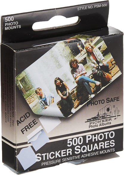 Pioneer Photo Mounting Squares, 500pk