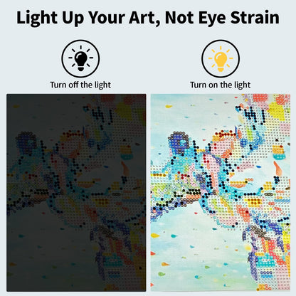 TOHETO A4 Rechargeable Led Super Bright Light Pad Powered by 3500mAh Lithium Battery for Weeding Vinyl Tool, Portable Wireless Light Board/Box for Tracing, Diamond Painting, Sketching & Drawing