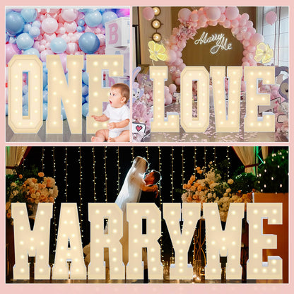 4FT Marquee Plastic Letters D - Light up Letters D Are Made from Corrugated Plastic Board - Quick Assembly Without Tools, Disassembled Components Can Be Used for Garage Sale Signs, Yard Sale Signs