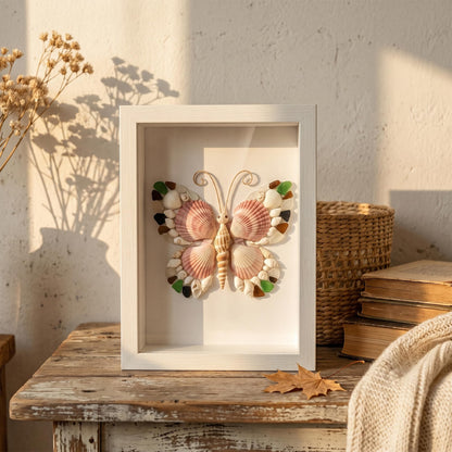 2Pack 5x7 Shadow Box Frame w. Mini Crochet Flower Bouquet, Small Shadow Box Frame, DIY Shadow Boxes Display Cases for Home Decor, Wedding, Birthday for Women, Mom, Friends