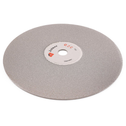 6" inch 150 mm Grit 320 Diamond Grinding Disc Abrasive Wheel Coated Flat Lap Disk Jewelry Tools for Gemstone Glass Rock Ceramics