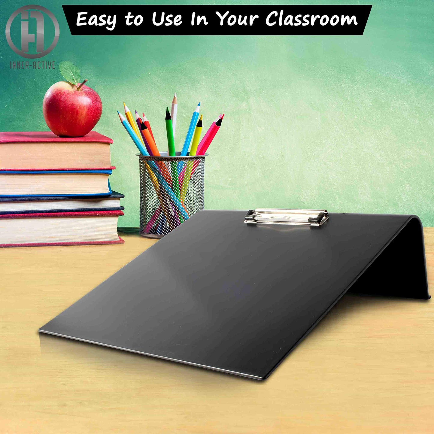 INNER-ACTIVE Slant Board for Writing Sloped Surface to Improve Handwriting Legibility, Posture, Positioning, Grasp, and Endurance - Great as Classroom Tool for Writing and Reading