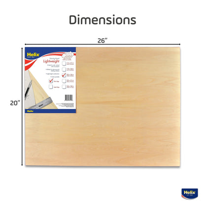 Maped - Helix Wooden Lightweight Drawing Board 20 x 26 Inch - Ideal for Students - Sketching Outdoors - Lightweight Design - Premium All-Wooden Drawing Boards are Super Light and Portable