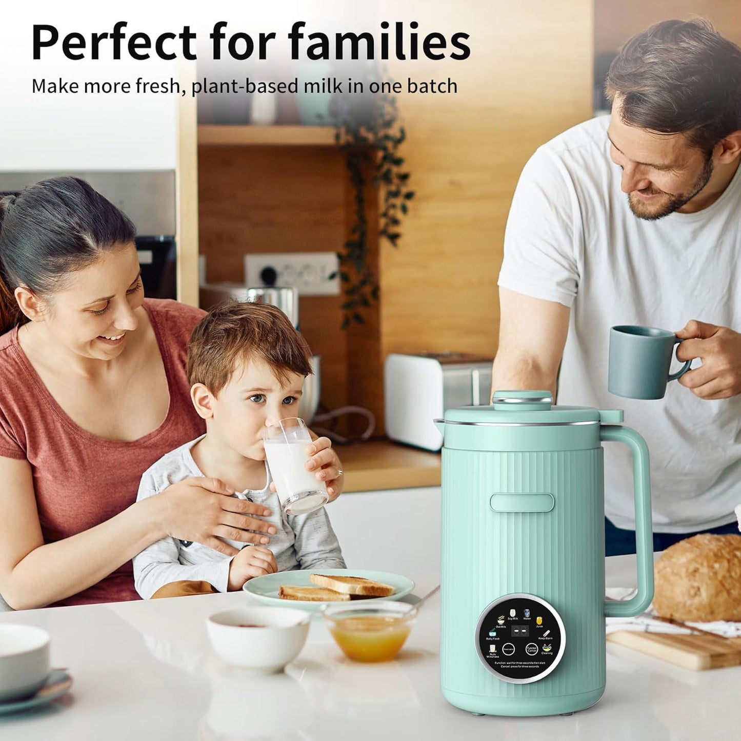 8 1 20 Bladers,40oz VBGK in Nut Milk Maker Blender With Soy, Almond, Oat, Coconut, Plant Based and Non Dairy Beverages