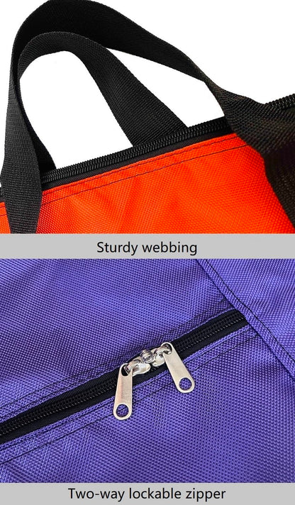 DoYiKe Extra Large Storage Duffle Bag with Zippers and Handles, Black Big Foldable Duffle Bag for Travel-130L