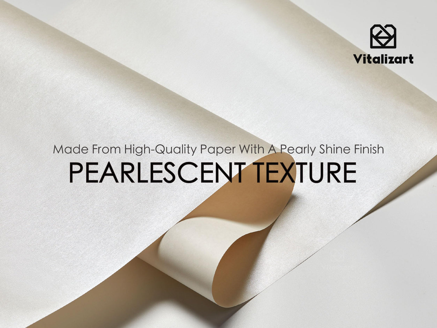 Vitalizart White Wrapping Paper Set 17" Pearly-Lustre With Silk Like Satin Ribbon & Gift Tags Recyclable Christmas Gift Wrapping Birthday Baby Shower Wedding Handmade Crafts 197"(16.4 Ft)