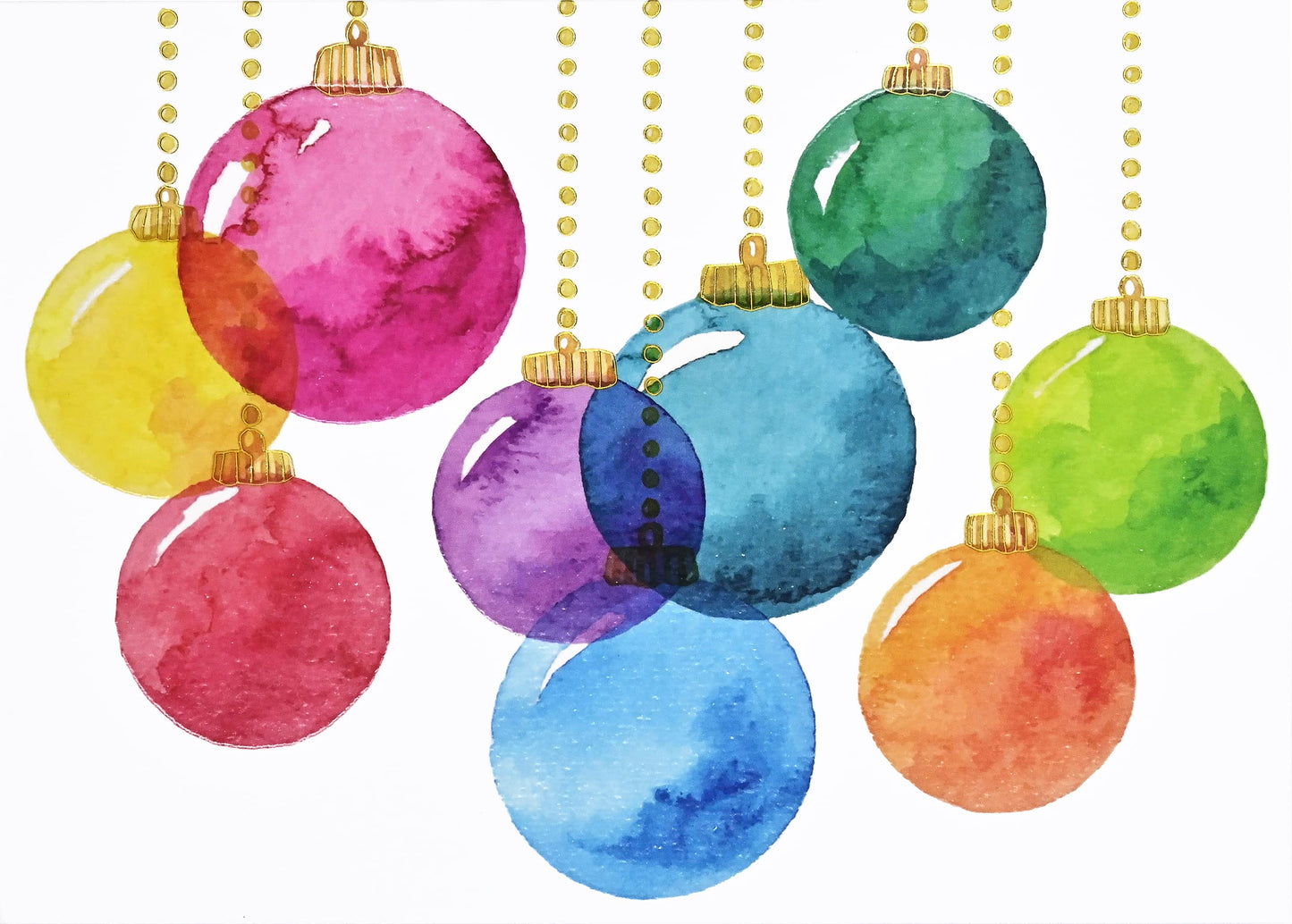 Deck the Halls Deluxe Boxed Holiday Cards (20 cards, 21 self-sealing envelopes)