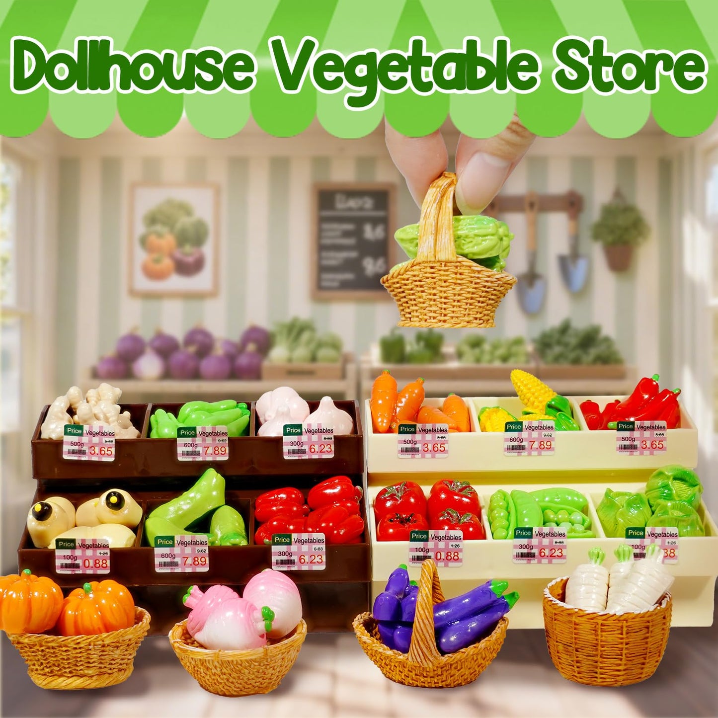 Miniature Food Mini Vegetables Miniature Food Mini Bread (Vegetables)