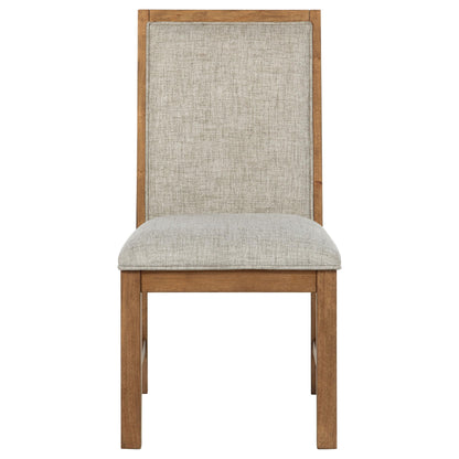 Coaster Home Furnishings Bruner Upholstered Dining Side Chair Brown 109102 (Set of 2)