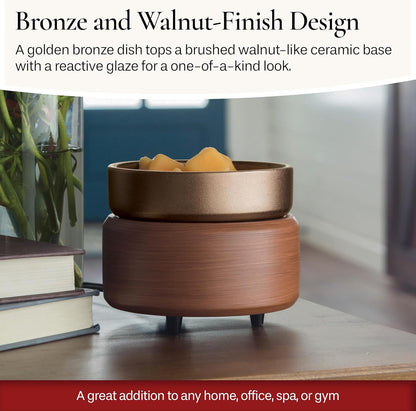 2-in-1 Candle Warmers ETC Candle and Fragrance Warmer for Warming Scented Candles or Wax Melts and Tarts