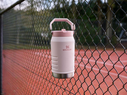 Stanley IceFlow 2.0 Flip Straw Jug with Handle 64 oz | Twist On Lid and Flip Up Straw | Leakproof for Travel and Sports | Insulated Stainless Steel |BPA-Free | Lilac