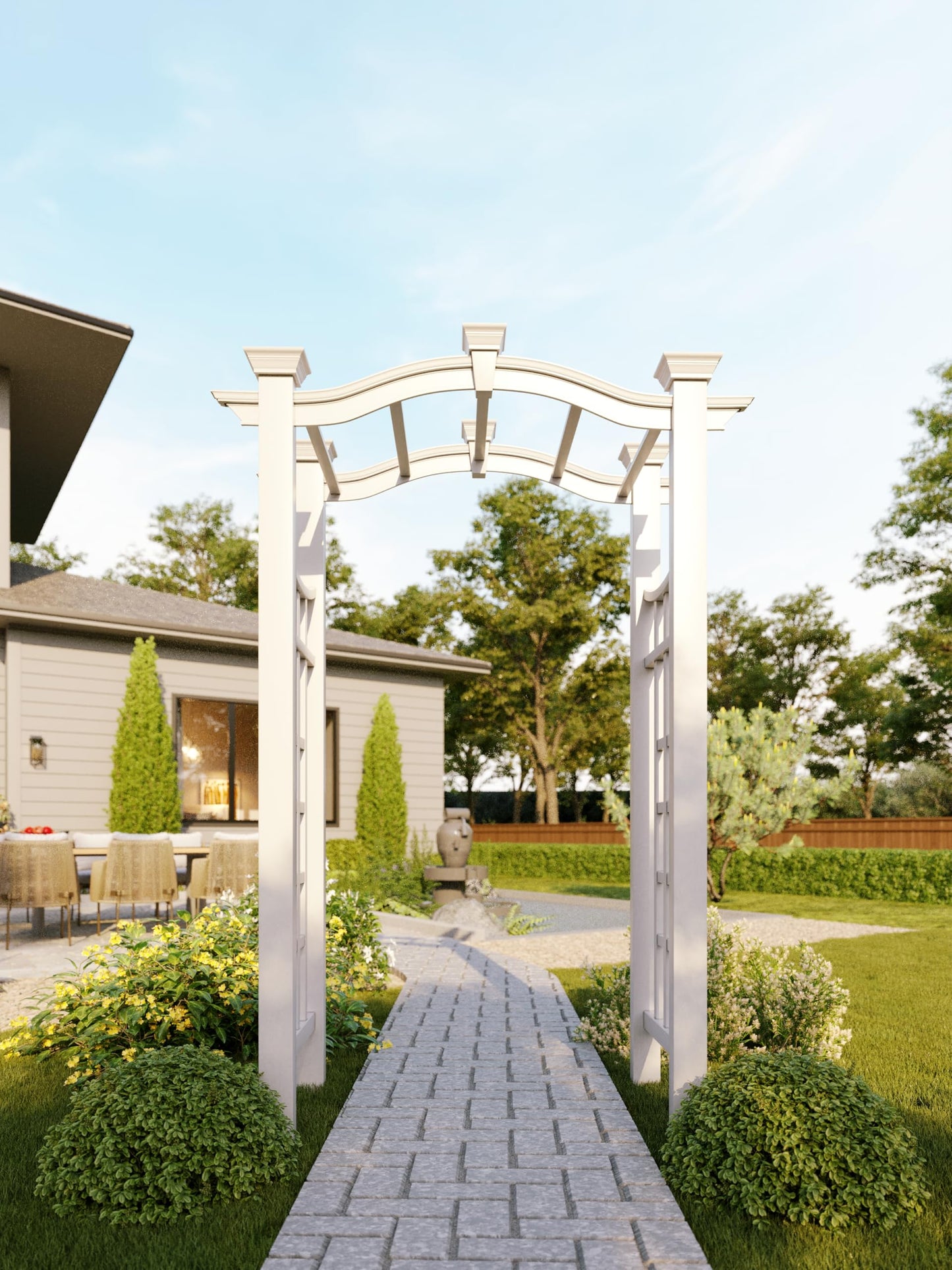 Vita Florence 49"W x 94"H Vinyl Arbor