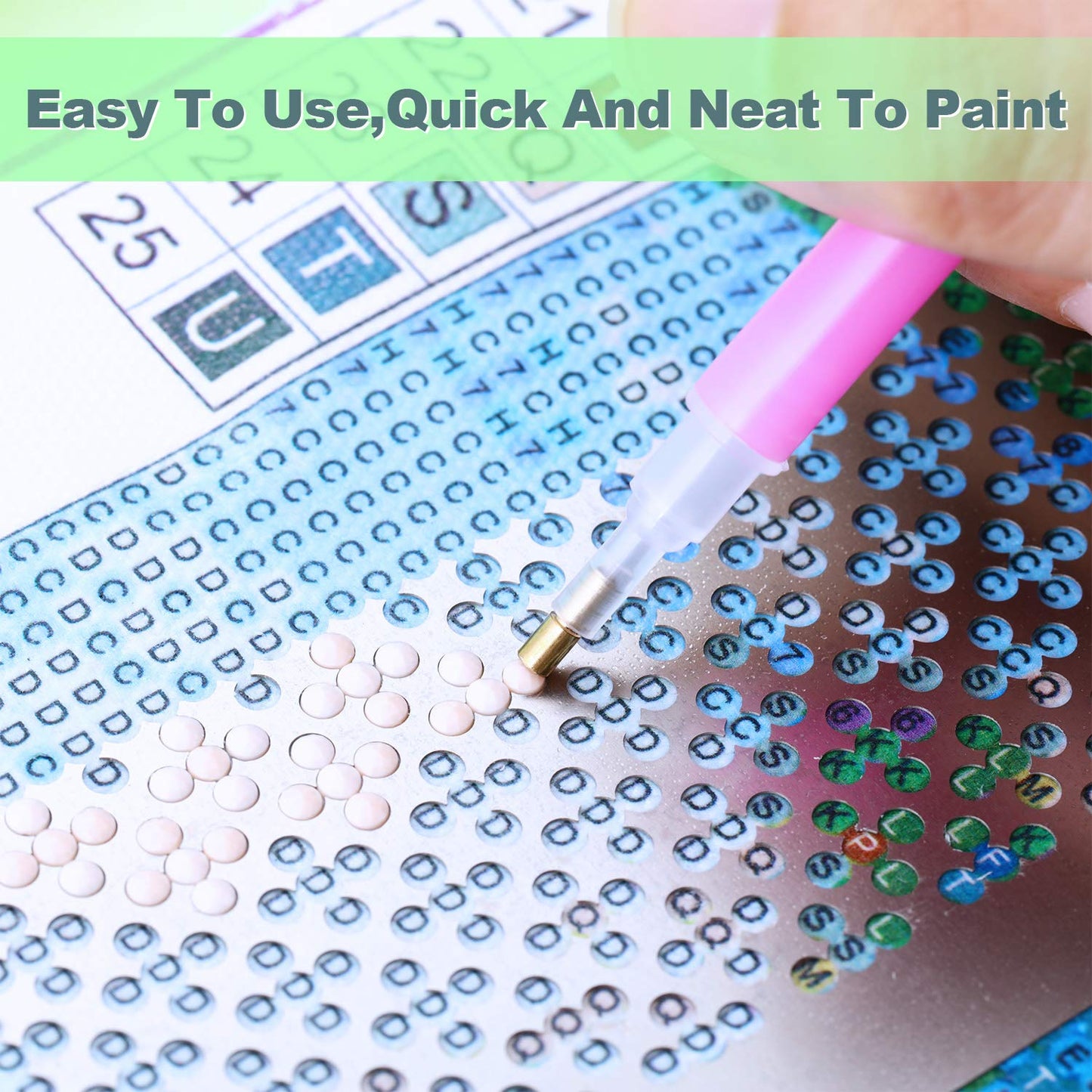 WILLBOND 3 Pieces Diamond Painting Ruler Stainless Steel Mesh Ruler 520 599 699 Blank Grids with 2 Pieces Fix Tool for 5d DIY Diamond Painting Supplies Art Crafts