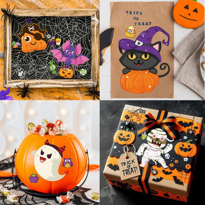 Halloween Stickers, Halloween Crafts Make Your Own DIY Stickers for Games Gifts Party Favors Supplies