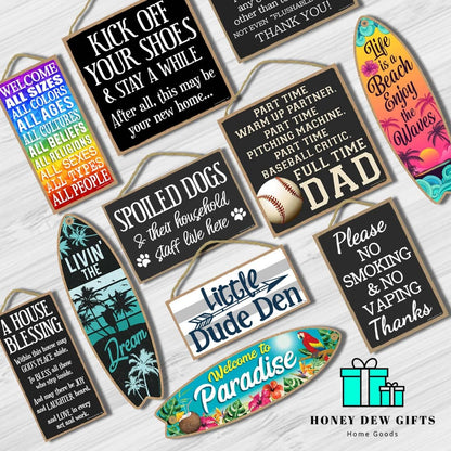 Honey Dew Gifts Meeting in Progress Please Do Not Disturb Hanging Door Sign for Office Commercial Use, 10"x5"
