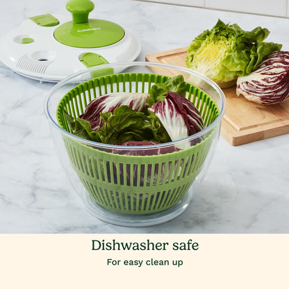 Cuisinart Salad Spinner- Wash, Spin & Dry Salad Greens, Fruits & Vegetables, 3qt, CTG-00-SSAS