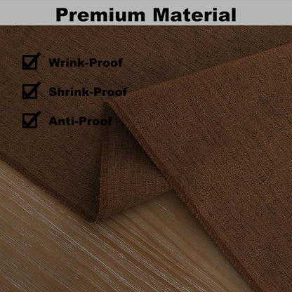 Gernaice 36" 13" Solid Color Table Runner, Rustic Cotton Linen Farmhouse Table Runners for Dresser End Coffee Table