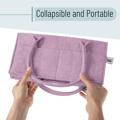 Mr. Pen- Baby Diaper Caddy Organizer, Orchid Mist, Nursery Storage Bin and Car Organizer for Diapers and Baby Wipes