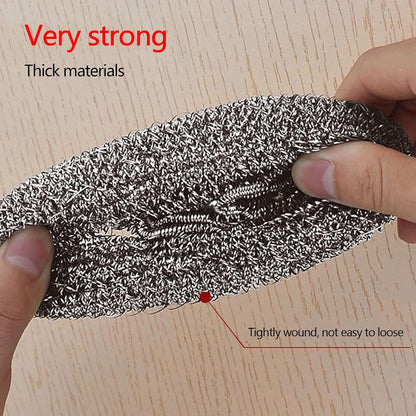 Stainless Steel Scourers, Wire Spiral Design Kettle Descalers, Limescale Ball for Kitchen Restaurants Camping