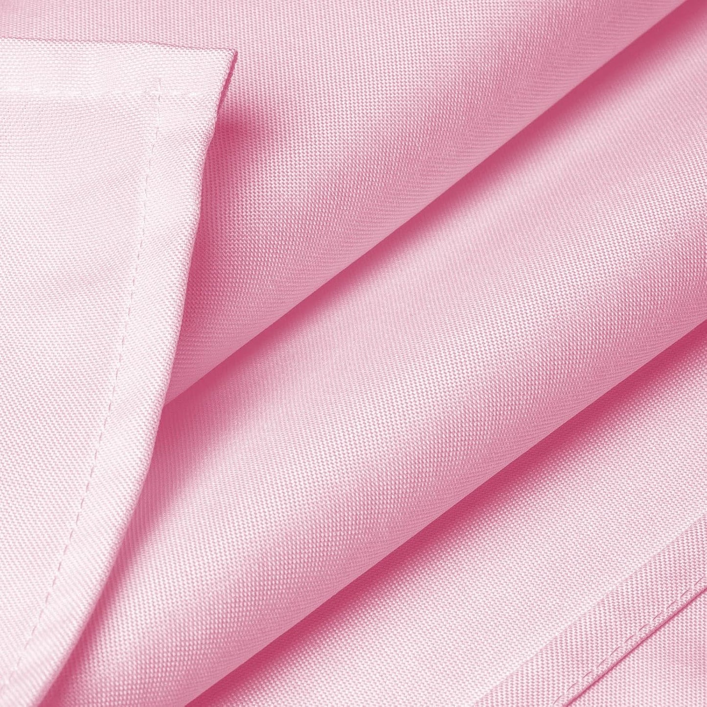 Lann's Linens 70" Square Premium Tablecloth for Wedding, Banquet, Restaurant, Polyester Fabric, Pink