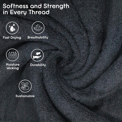 Pack 4, 100% Ariv Premium Bath Towels of Cotton, Large, Super Soft, Highly Absorbent, Quick Dry, Durable, Comfortable