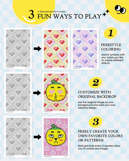 forever young 24 Designs Diamond Freestyle Cards for Beads, 5x7 Blank Diamond Art Cards with Glue for Round Dots for Adults, Postcard-Style Diamond Painting Accessories (No Drills)