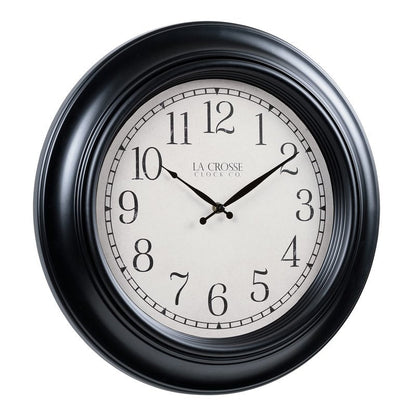 La Crosse Technology 18-Inch Rhodes Quartz Analog Wall Clock - 404-3846A