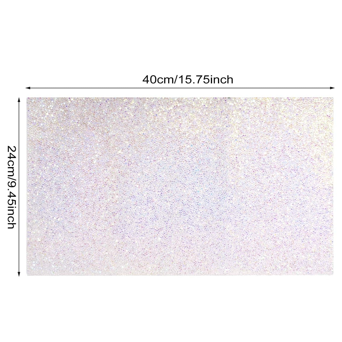 Honbay 1PCS Glitter Nail Art Table Mat Nail Art Hand Arm Rest Pad Shiny Manicure Nail Desk Pad for Nail Art Cushion Pillow