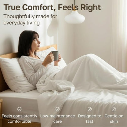 California Design Den Full Size Bed Sheets Set - 100% Soft Cotton, 400 Thread Count, Silky Smooth Sateen, Deep Pockets - Burgundy Red
