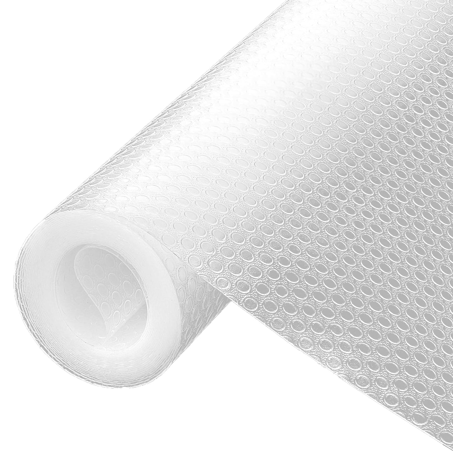 Shelf Liner, Waterproof Refragerator Liner, Drawer Liners for Kitchen Cabinet, Bathroom Under Sink Mat Non Adhesive Fridge Liner EVA Place Mats Roll - Clear 17.7"×78.7"