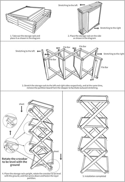 3 Closet(Original Tier Foldable Shoe Rack, Natural Bamboo Space Saving Shoe Storage Organizer,Easy Assembly & Strong