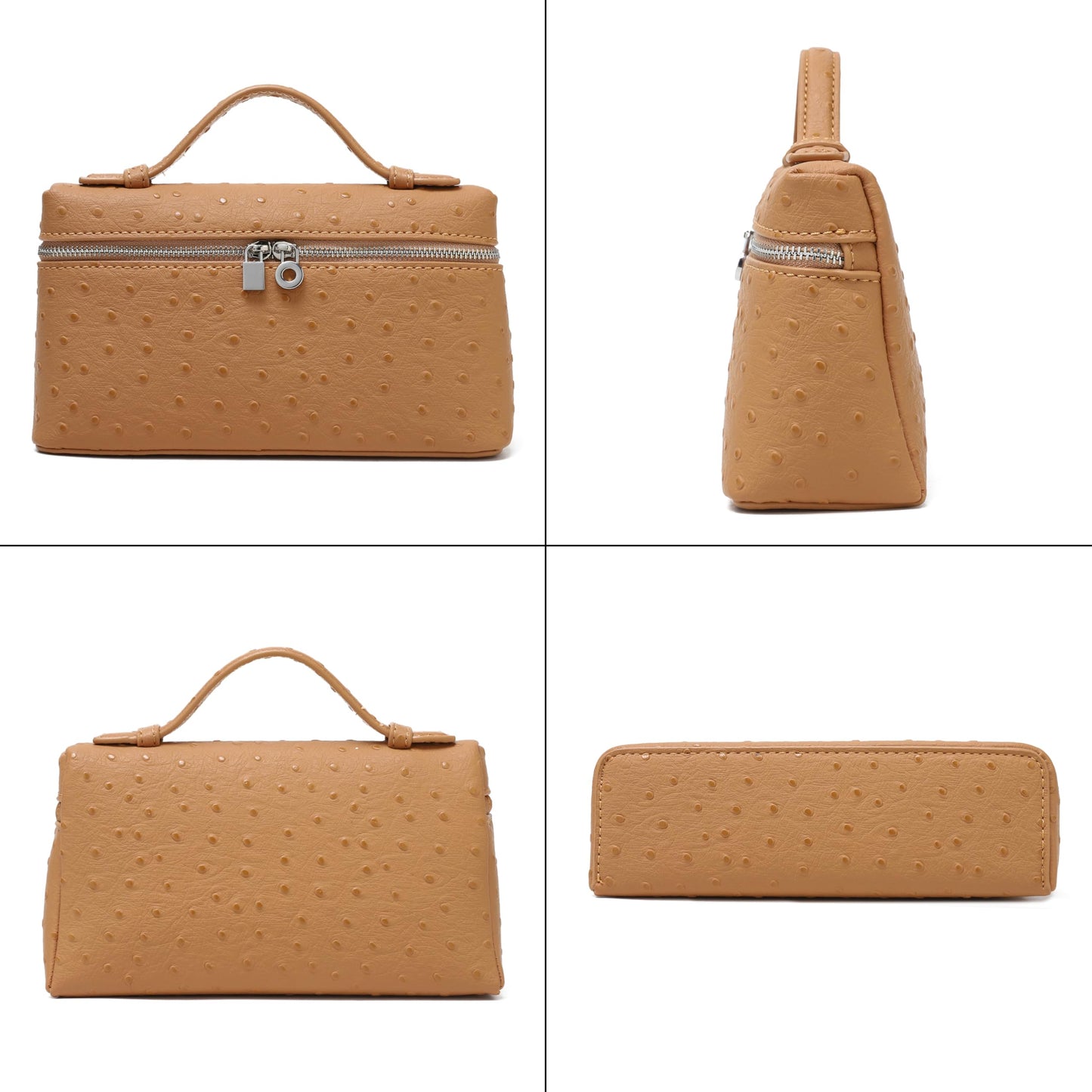 Rejolly Crossbody Bag for Women Small Pouch Top-Handle Leather Bag Designer Shoulder Handbag Quiet Luxury Trendy Purse