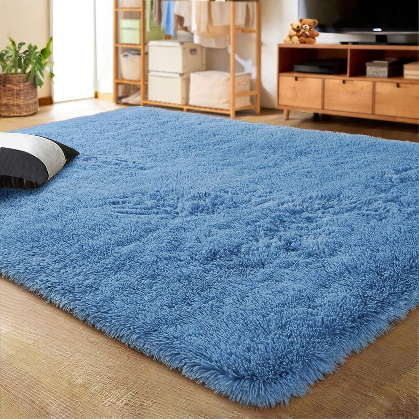 5.3x7.5 LOCHAS Ultra Soft Indoor Modern Area Rugs Fluffy Living Room Carpets for Children Bedroom Home Decor Nursery