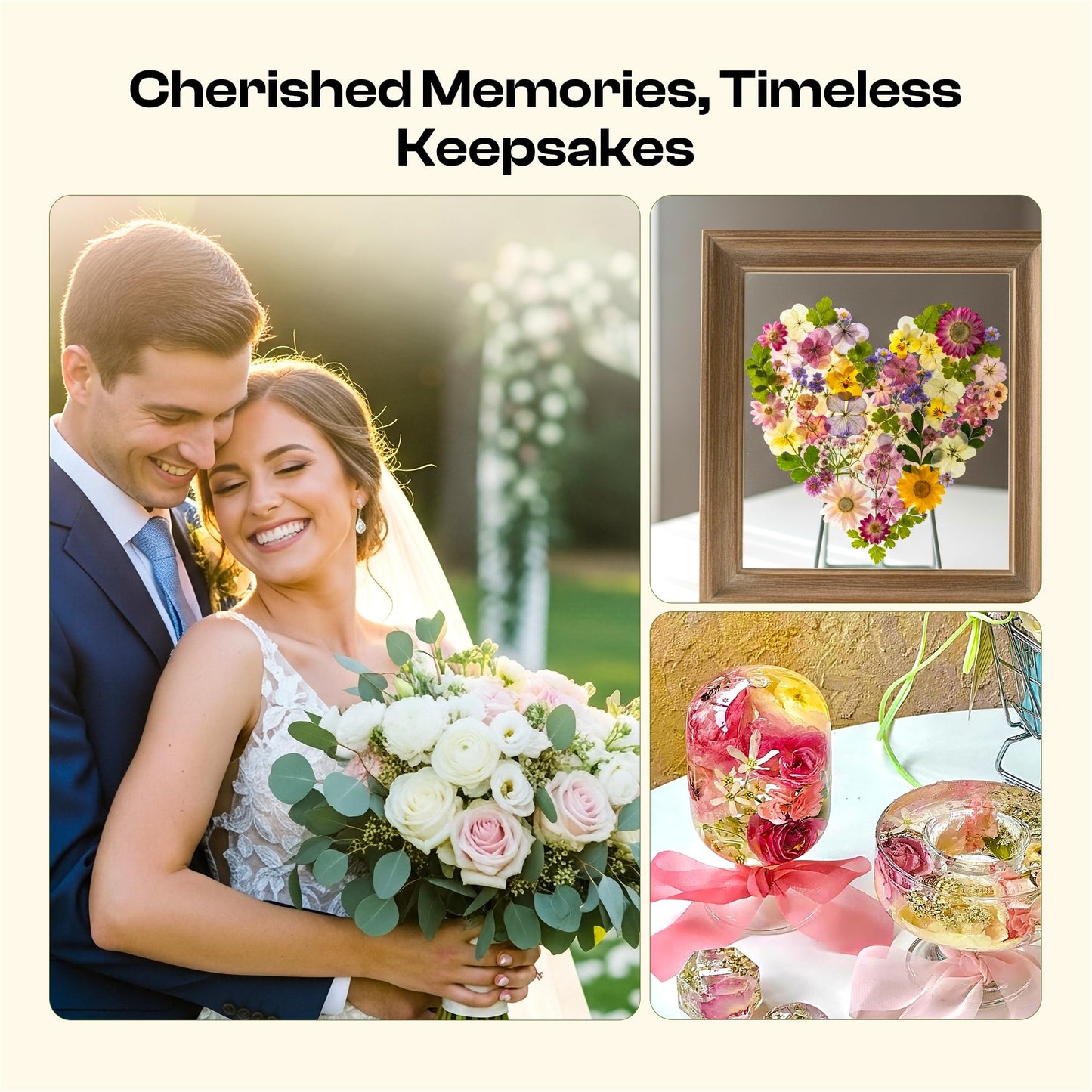 Caydo Extra Large Flower Press Kit, 15"x11.4" 4 Layers Wooden Flower Pressing Kit for Adults - Pressed Flowers, Herbs & Leaves, DIY Wedding Bouquet Flowers Preservation for Frame Bookmark Scrapebook
