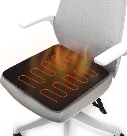 MAXCOM 3 Settings Foldable Heated Seat Cushion for HIPS, Heating Chair Pad, Temperature with USB Port, Light & Portable