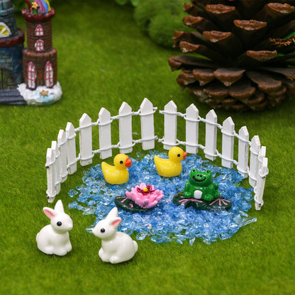 BangBangDa Unicorn Figurines Fairy Garden Accessories - Miniature Unicorn Gift Set Outdoor Garden Decoration – Fairy Figurines Castle Fountain Girl Birthday Gifts (Set of 23)