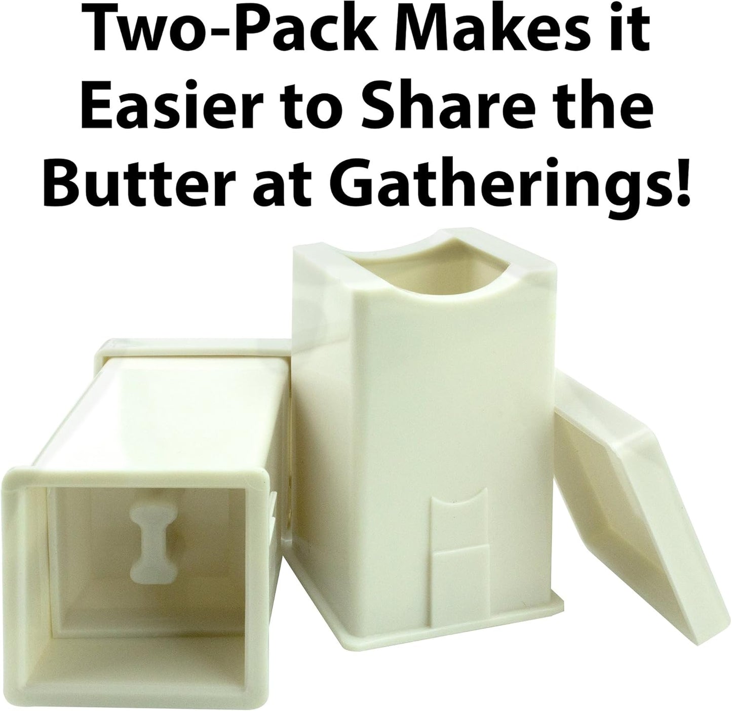 Mess-Free Butter Spreader 2 Pack by Avant Grub, Dishwasher Safe Corn Cob Butterer for Even Spreading
