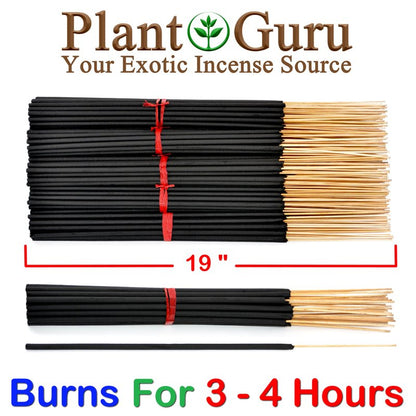 Egyptian Musk Exotic Incense Sticks Jumbo 19 Inch Long - Bulk 1 Bundle 27 to 30 Sticks - Natural 19" Extra Large with A Smooth Aroma That Burns for 3 to 4 Hours Each.