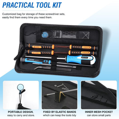 10PCS Customized Screwdriver Set Compatible with Dyson Ball/Outsize/Gen5 V6 V7 V8 V10 V11 V15 Vacuum Cleaner, Hairdryer, AM10 Humidifier, Precision Phillips and Torx Screwdrivers Disassembly Tool